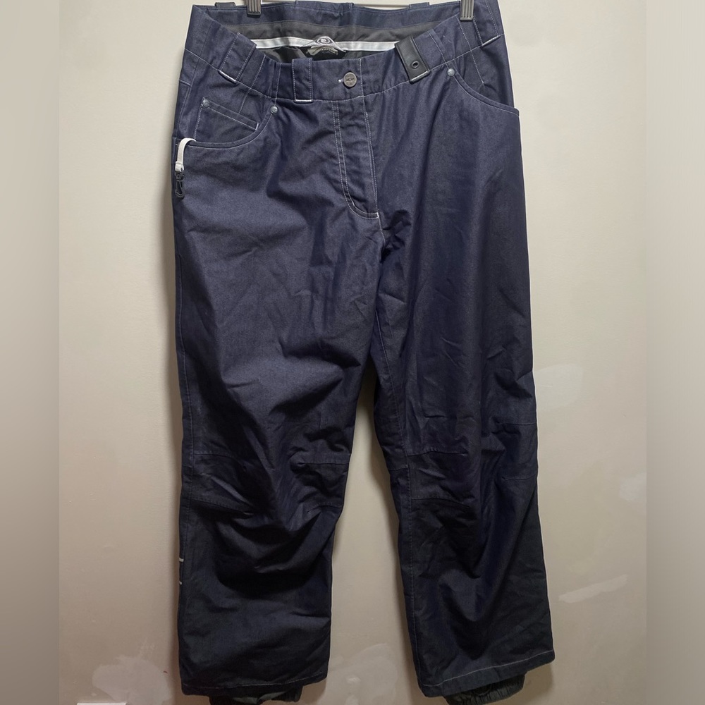 Salomon Navy/Blue Baggy Ski Pants Men’s/Women’s Streetwear